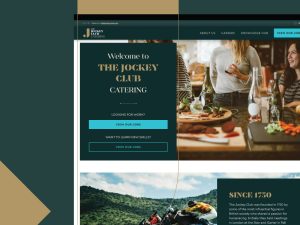 Website featuring 