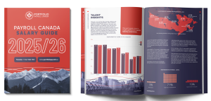 Open magazine showing a bar chart titled 
